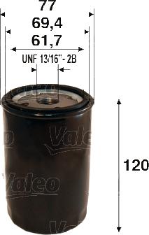 Valeo 586099 - Масляный фильтр autospares.lv