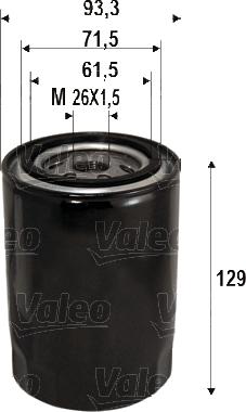 Valeo 586095 - Масляный фильтр autospares.lv