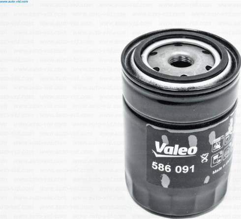 Valeo 586091 - Масляный фильтр autospares.lv