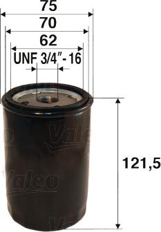 Valeo 586052 - Масляный фильтр autospares.lv