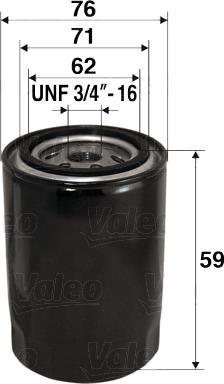 Valeo 586065 - Масляный фильтр autospares.lv