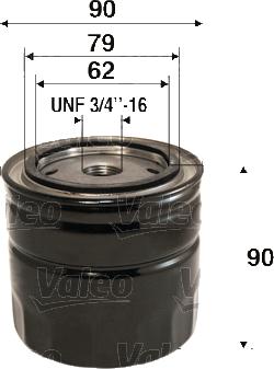 Valeo 586088 - Масляный фильтр autospares.lv
