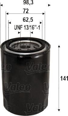 Valeo 586112 - Масляный фильтр autospares.lv