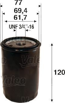 Valeo 586130 - Масляный фильтр autospares.lv