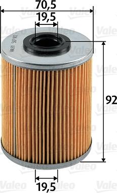 Valeo 587902 - Топливный фильтр autospares.lv