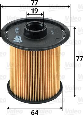 Valeo 587916 - Топливный фильтр autospares.lv