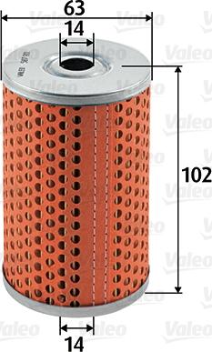 Valeo 587911 - Топливный фильтр autospares.lv