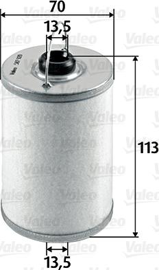 Valeo 587920 - Масляный фильтр autospares.lv