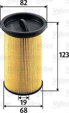 Valeo 587921 - Топливный фильтр autospares.lv