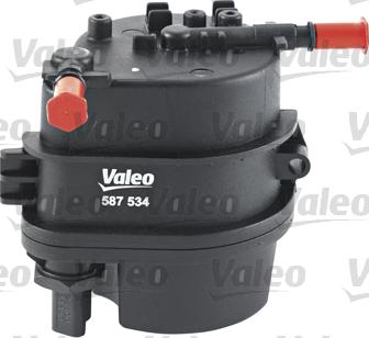 Valeo 587534 - Топливный фильтр autospares.lv