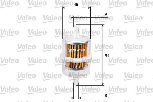 Valeo 587013 - Масляный фильтр autospares.lv