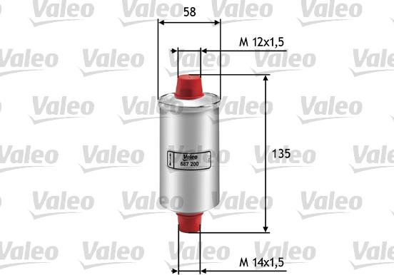 Valeo 587200 - Масляный фильтр autospares.lv