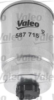Valeo 587715 - Топливный фильтр autospares.lv