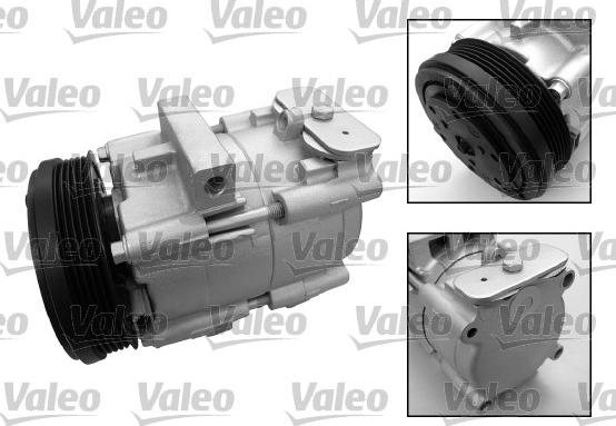 Valeo 699548 - Компрессор кондиционера autospares.lv