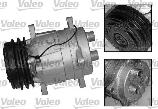 Valeo 699698 - Компрессор кондиционера autospares.lv