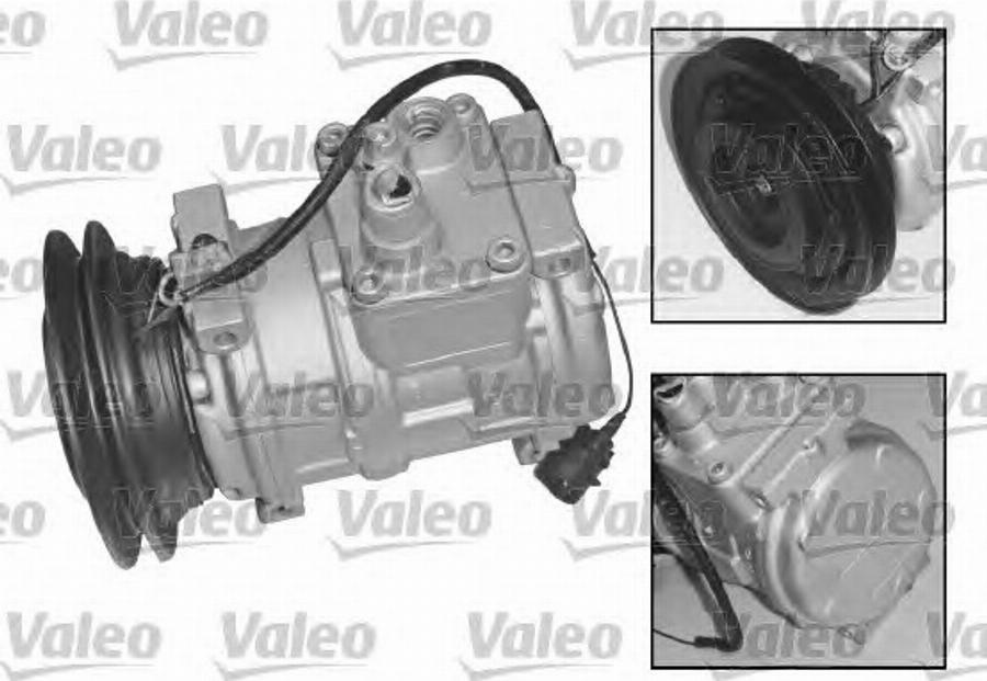 Valeo 699651 - Компрессор кондиционера autospares.lv