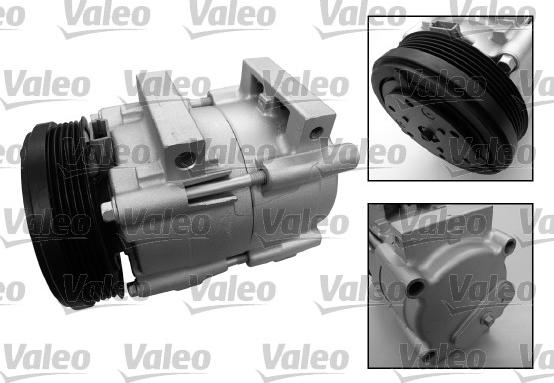 Valeo 699619 - Компрессор кондиционера autospares.lv