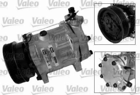 Valeo 699096 - Компрессор кондиционера autospares.lv