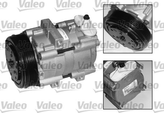 Valeo 699048 - Компрессор кондиционера autospares.lv