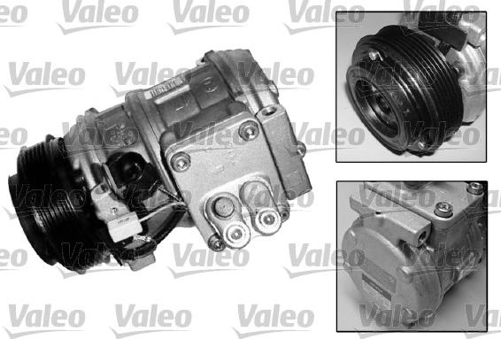 Valeo 699051 - Компрессор кондиционера autospares.lv