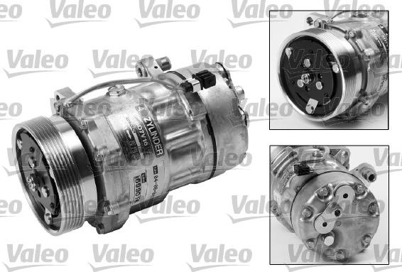 Valeo 699016 - Компрессор кондиционера autospares.lv