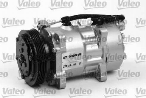 Valeo 699018 - Компрессор кондиционера autospares.lv