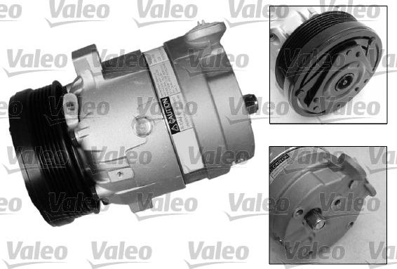 Valeo 699071 - Компрессор кондиционера autospares.lv