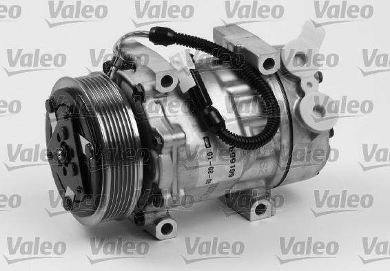 Valeo 699199 - Компрессор кондиционера autospares.lv