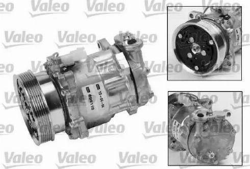 Valeo 699110 - Компрессор кондиционера autospares.lv