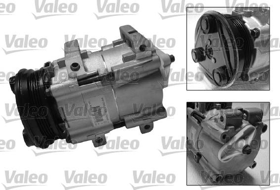 Valeo 699187 - Компрессор кондиционера autospares.lv