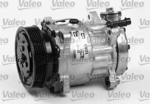 Valeo 699174 - Компрессор кондиционера autospares.lv