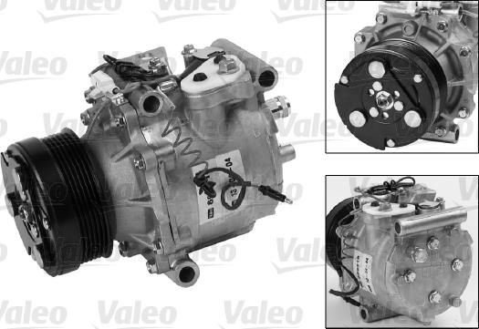 Valeo 699816 - Компрессор кондиционера autospares.lv