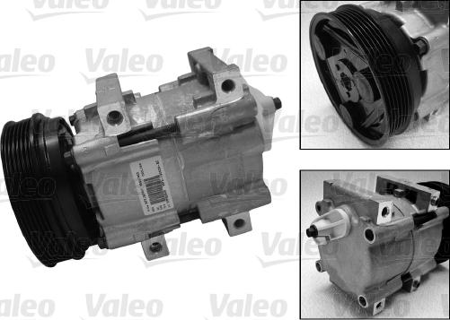 Valeo 699830 - Компрессор кондиционера autospares.lv