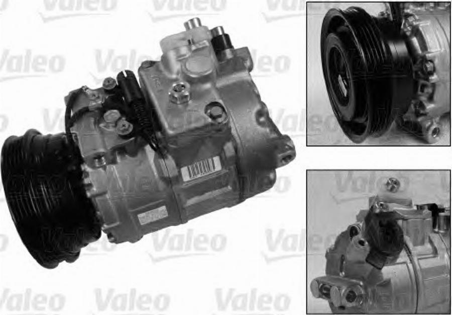 Valeo 699820 - Компрессор кондиционера autospares.lv