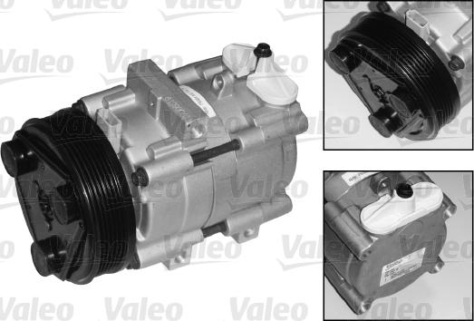 Valeo 699827 - Компрессор кондиционера autospares.lv