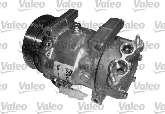 Valeo 699354 - Компрессор кондиционера autospares.lv