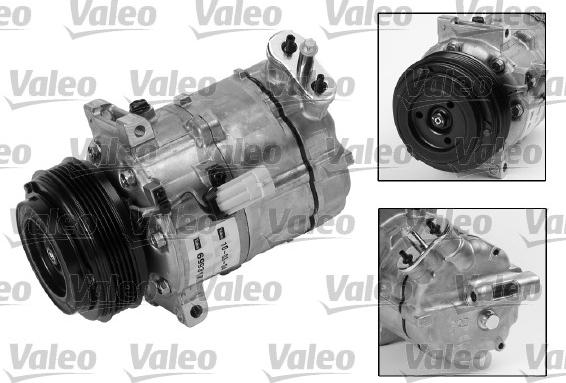 Valeo 699317 - Компрессор кондиционера autospares.lv