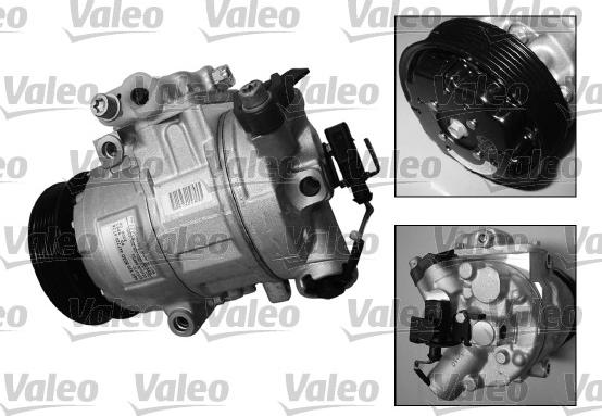 Valeo 699383 - Компрессор кондиционера autospares.lv