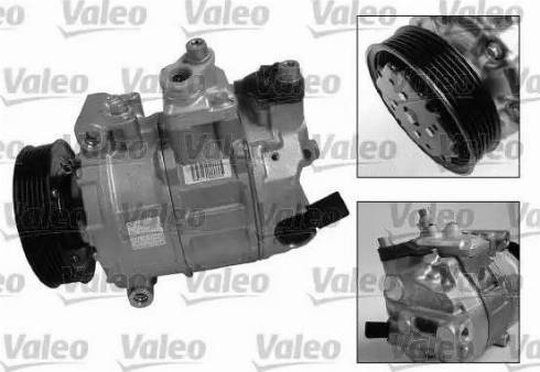 Valeo 699382 - Компрессор кондиционера autospares.lv