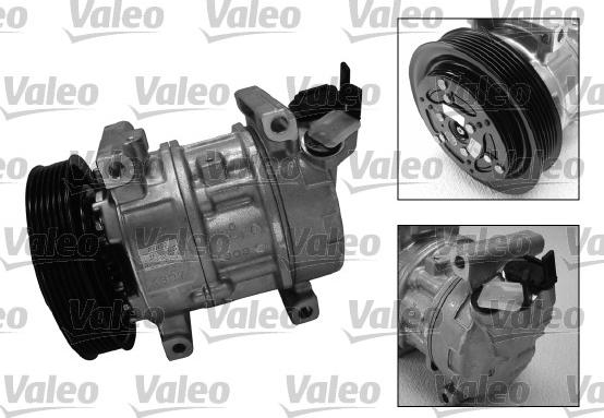 Valeo 699374 - Компрессор кондиционера autospares.lv