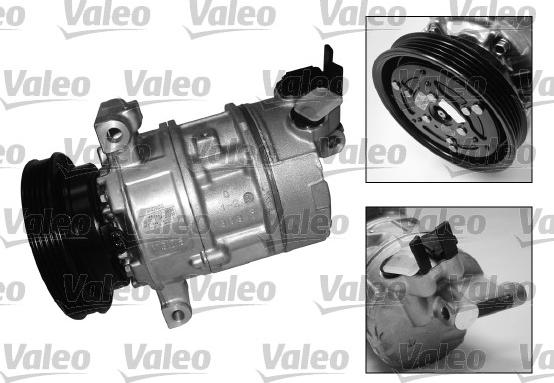 Valeo 699373 - Компрессор кондиционера autospares.lv