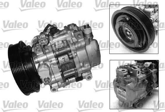 Valeo 699290 - Компрессор кондиционера autospares.lv