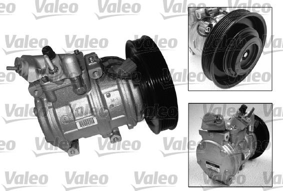 Valeo 699297 - Компрессор кондиционера autospares.lv