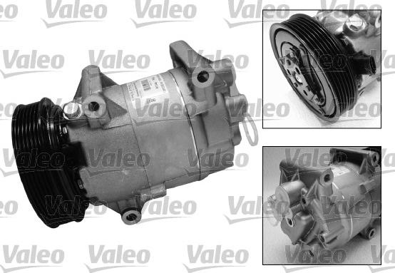 Valeo 699246 - Компрессор кондиционера autospares.lv