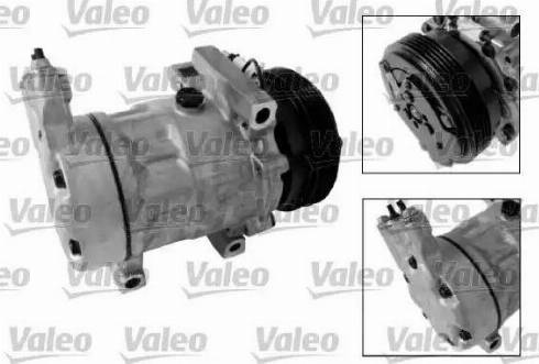 Valeo 699202 - Компрессор кондиционера autospares.lv