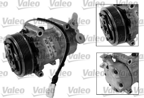 Valeo 699216 - Компрессор кондиционера autospares.lv