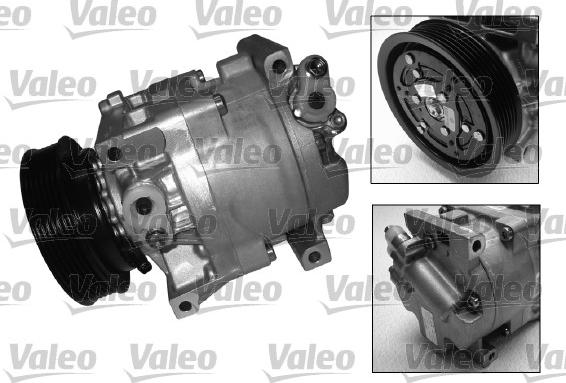 Valeo 699284 - Компрессор кондиционера autospares.lv