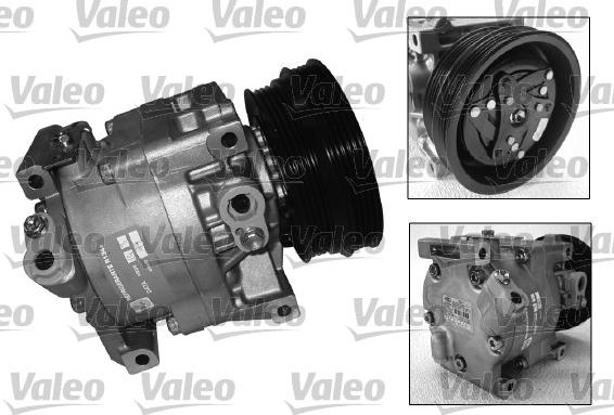 Valeo 699280 - Компрессор кондиционера autospares.lv