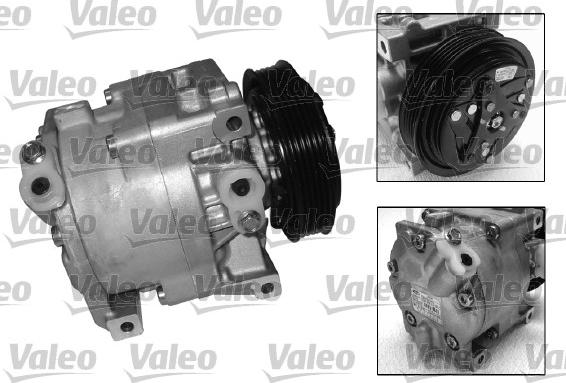 Valeo 699283 - Компрессор кондиционера autospares.lv