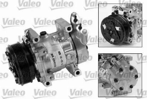 Valeo 699239 - Компрессор кондиционера autospares.lv